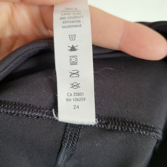 Lululemon Drawstring Dropped Side Pockets Back Pocket Cropped Leggings Size 4 - Picture 14 of 15